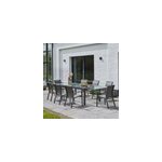 Salon jardin aluminium gris 8 12 Salon jardin aluminium gris 8 12