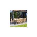 Salon de jardin en teck 8 � 10 places