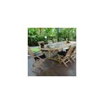 Salon de jardin teck biarritz 8 places Salon de jardin teck biarritz 8 places