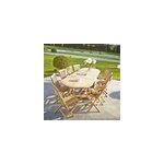 Salon de jardin en teck brut Salon de jardin en teck brut