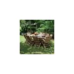 Salon de jardin en teck miami 12 places