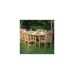 Salon de jardin en teck tikopia 8 places