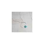Sautoir en argent 925 et amazonite