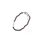 Sautoir perles olive en bois et nacre