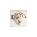 Sautoir pierres multicolores salvador