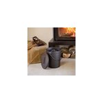 Seau  cendres 12l avec couvercle -