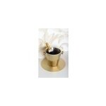 Seau a champagne dore a motif cotele Seau a champagne dore a motif cotele
