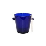 Seau à glaçons bleu fonce avec pince Seau à glaçons bleu fonce avec pince