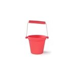 Seau de plage en silicone rose Seau de plage en silicone rose