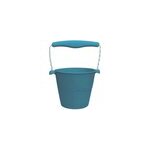 Seau de plage en silicone souple bl Seau de plage en silicone souple bl