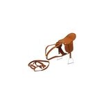Selle pour chevaux avec triers mtalliq