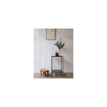 Sellette en m�tal et verre fum� n�798