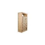 Semainier chiffonnier 10 tiroirs naturel