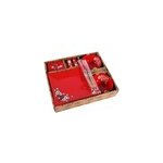 Service complet japonais rouge