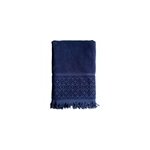 Serviette de bain - romance bleu marine