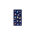 Serviette de plage enfant bleu - galaxy