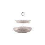 Serviteur 2 tages sable mtallique