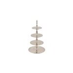 Serviteur 4 étages argent h. 73cm Serviteur 4 étages argent h. 73cm