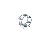 Serviteur roue 6 coupelles inox