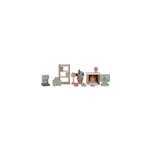 Set de 10 meubles pour maison de poup�e