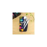 Set de 3 couverts noir