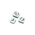 Set de 3 lunch box les perroquets