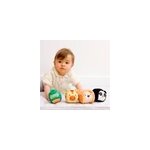 Set de 4 balles doudous jungle