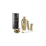 Set cocktail shaker 550ml 5 pi�ces couleur dor�