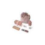 Set complet lunch box et accessoires rose moka