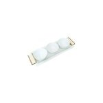 Set de coupelles sur plateau blanc&bois