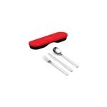Set couverts inox et �tui rouge guzzini