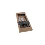 Set 3 pi�ces cuisine jean dubost manches en plastique recycl� sense black