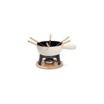 Set  fondue en fonte 6 personnes - mont blanc