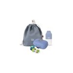 Set go�ter enfant bleu + accessoires