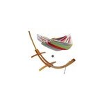 Set support bois avec hamac double confort