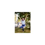 T - shirt yoga toucan bleu ciel