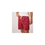 Short en velours bordeaux