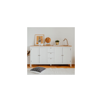 Skadar buffet scandinave avec rangements 180cm Skadar buffet scandinave avec rangements 180cm