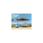 Solenzara - parasol led carr dport 3x3 marron
