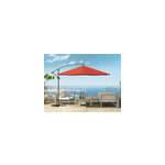 Solenzara - parasol led carr dport 3x3 terracotta