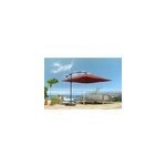 Solenzara parasol terracotta d�port� carr� 3 x 3 m