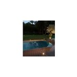 Spot encastrable carr� pour abords de piscine � douille gu5. 3