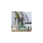 Statue bouddha mditation vert