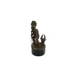 Statuette chasseur africain baoule