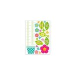 Sticker enfant fleurs - 70 x 50 cm -