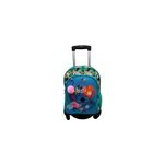 Stitch tropical sac � dos primaire double compartiment adaptable + chariot noir.
