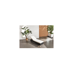 Sunny bain de soleil en r�sine tress�e noir et matelas blanc