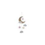 Suspension lune rose