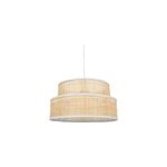 Suspension rotin yuca beige d35