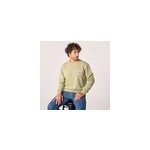 Sweat vintage en coton biologique vert olive